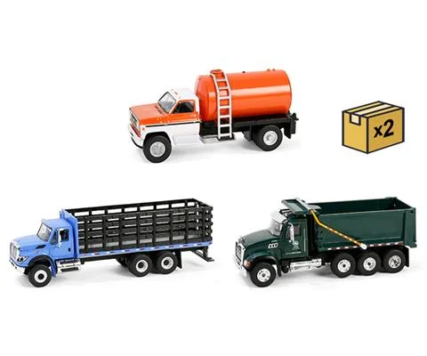 Super Duty Trucks Series 19 - Two 3-Piece Sets in a Non-Returnable Factory-Sealed Case