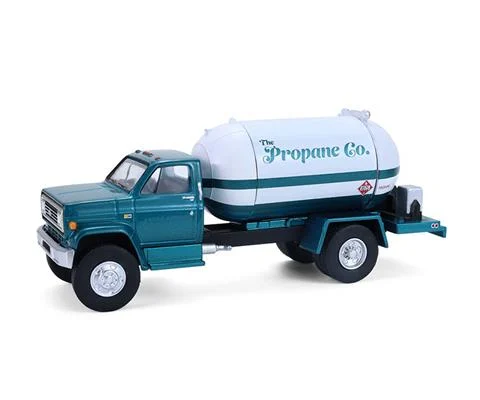 1982 Chevrolet C-60 Propane Truck in White Green Metallic