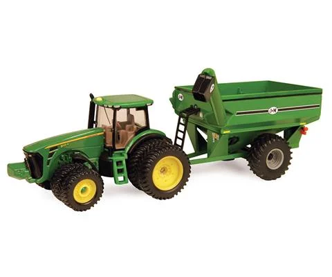 John Deere 8320R Tractor with Grain Cart - TBE45236