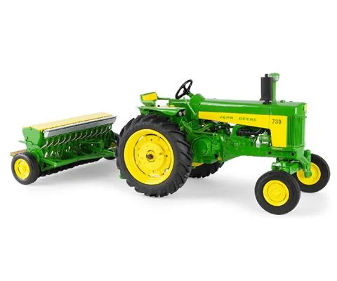 John Deere 730 Tractor with Grain Drill - Prestige Collection