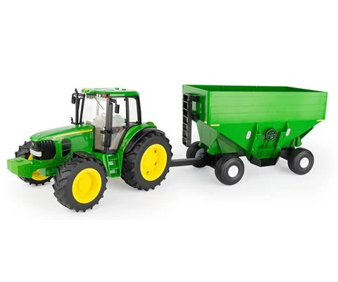 John Deere 7430 Tractor with Gravity Wagon - LP75986