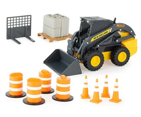 New Holland L225 Skid Steer Loader Playset - Big Farm Series