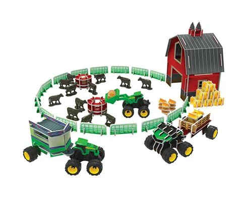John Deere Buildable Barn Play Set - Monster Treads