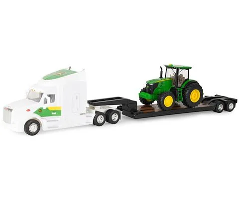 John Deere 7290R Tractor with Peterbilt Semi- LP87637