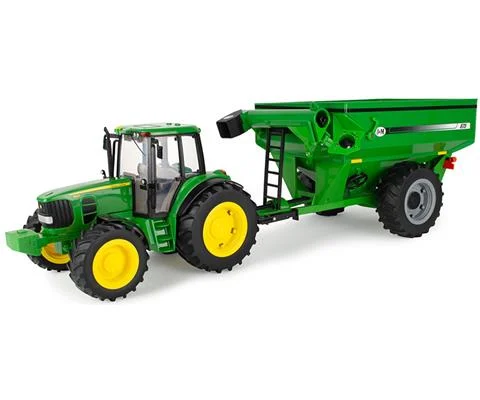 John Deere 7430 Tractor with Grain Cart - Big Farm Series