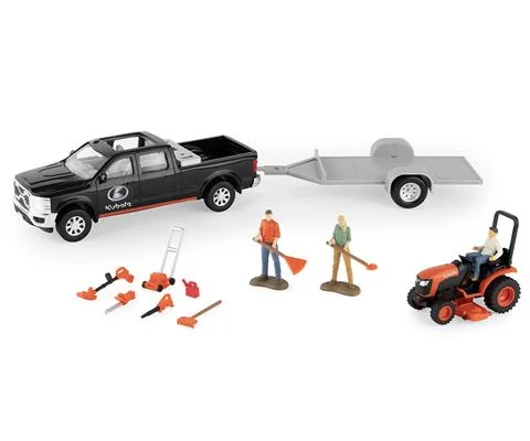 Kubota Lawn Care Playset with Pickup Truck and - ERTL