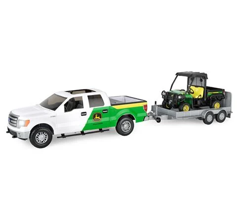 John Deere Pickup Truck with Trailer and Gator - Big Farm Series