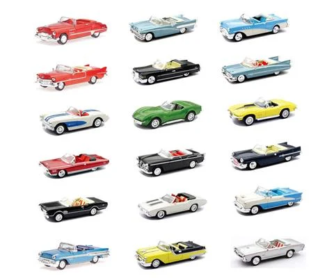 Classic American Car Assortment - 24 Cars in a non-Returnable Factory Sealed Case