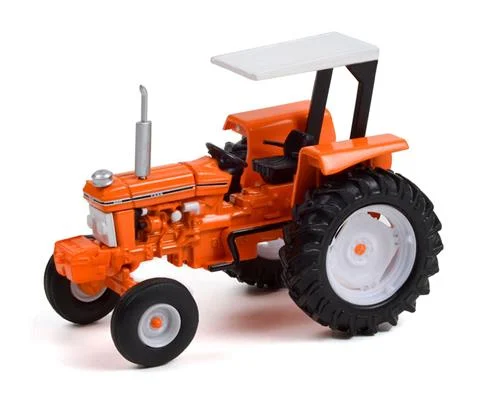 1989 Ford 6610 with Canopy in Orange and White - GREENLIGHT