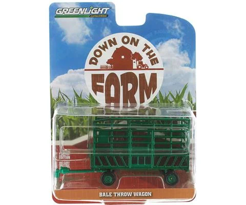 Bale Throw Wagon in Yellow and Red - GREENLIGHT