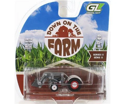 1952 Ford 8N Tractor in Raw Body Silver - GREENLIGHT