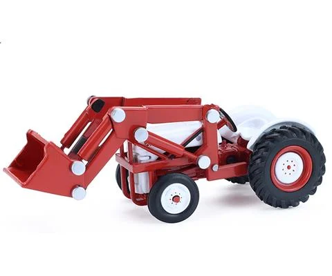 1952 Ford 8N Tractor in Red and White - GREENLIGHT