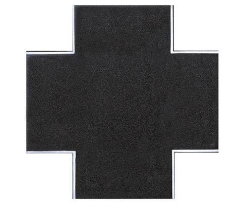 Asphalt Street X-Crossing Intersection