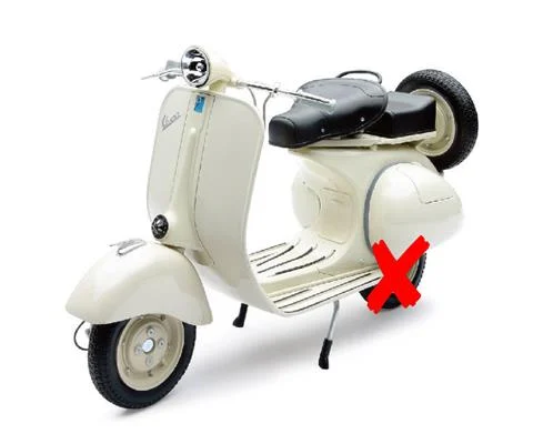 Vespa 150VL1T in White - NEW-RAY