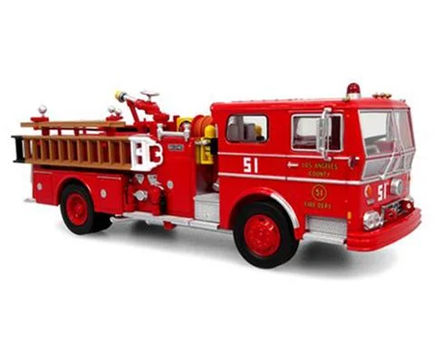 LACFD - 1973 Ward Lafrance Ambassador Fire Engine - Los Angeles County Fire Department - Engine 51