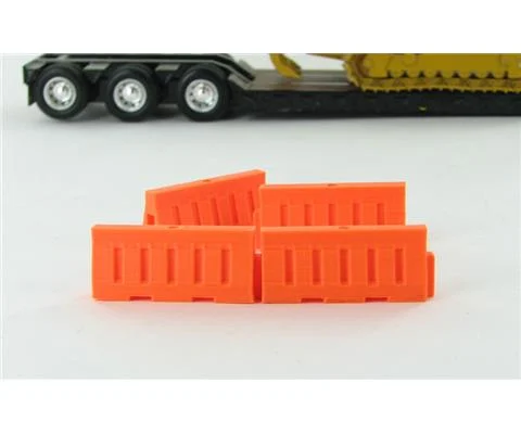 Plastic Safety Barriers water filled style - 4 pack orange