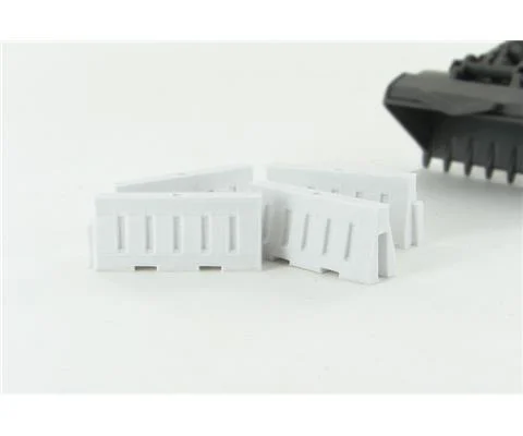 Plastic Safety Barriers water filled style - 4 pack white