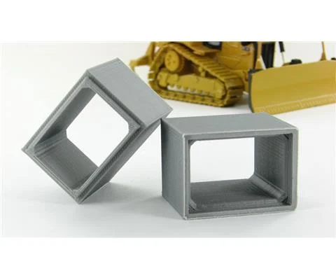 Concrete Box Culvert - grey 2 pack