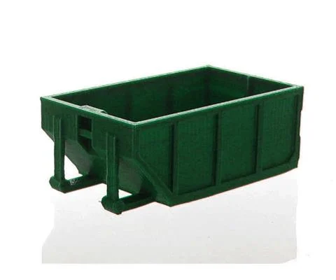 Rolloff Dumpster 10 yards - dark green