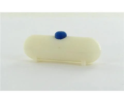 Liquid Petroleum Propane Tank - white and blue