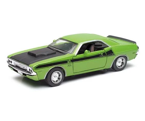 1970 Dodge Challenger T/A in Green and Black - NEW-RAY