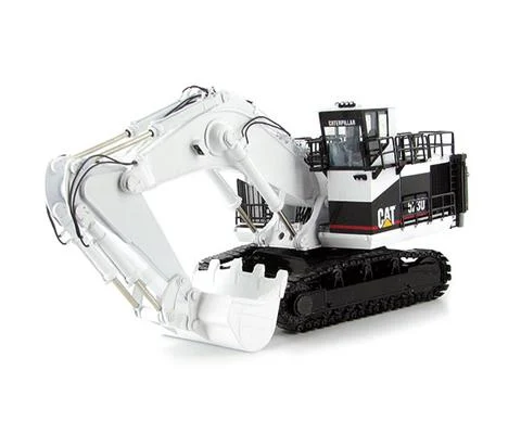 Caterpillar 5230 Mass Excavator in Mining White - Precision Brass Model