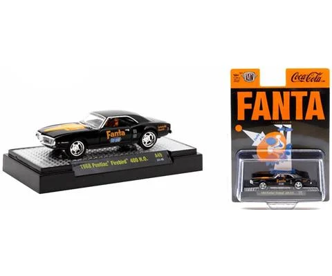 1968 Pontiac Firebird in Black and Orange - M2MACHINES