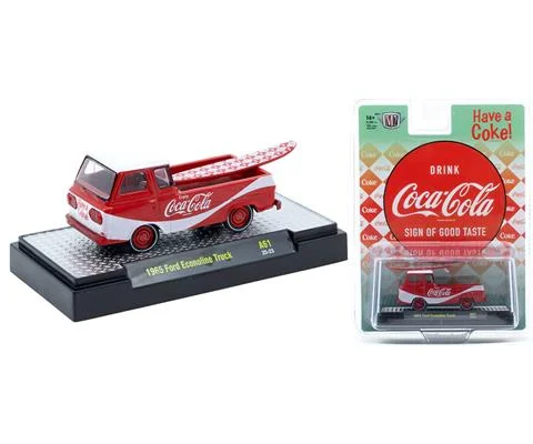 Coca-Cola - 1965 Ford Econoline Truck with Red Chrome Accents
