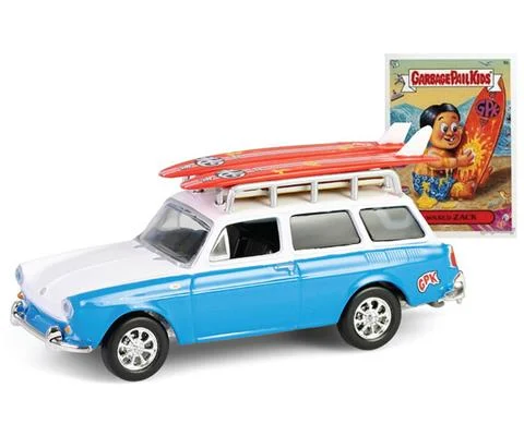 Waxed Zack - 1961 Volkswagen Type 3 Squareback with Roof Rack and Surfboards