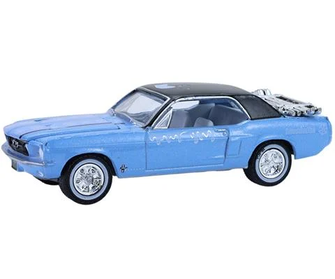 Ian - 1967 Ford Mustang Coupe with Trunk Ski Rack and Skis