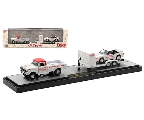 Coca-Cola - 1969 Ford F-100 Ranger 4x4 with 1990 Ford Mustang GT