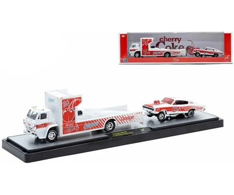 Cherry Coke - 1966 Dodge L600 COE and 1966 Dodge Charger Gasser in White and Red