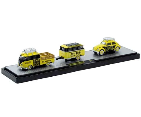 Coca-Cola- 1960 VW Double Cab Truck USA Model and 1953 VW Beetle Deluxe USA Model