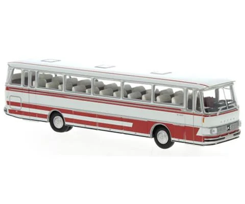 1970 Setra S 150 H in Light Grey and Red - BREKINA