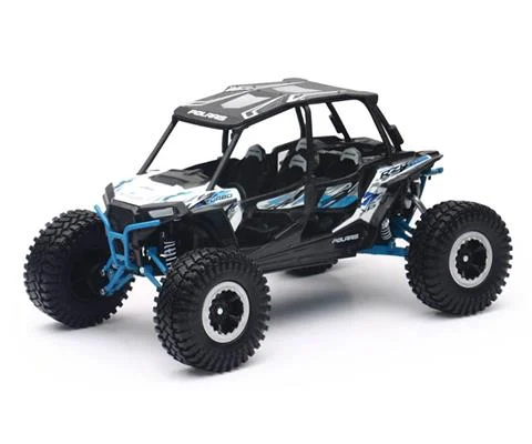 Polaris RZR XP 4 Turbo EPS Rock Crawler ATV in White Lightning - NEW-RAY