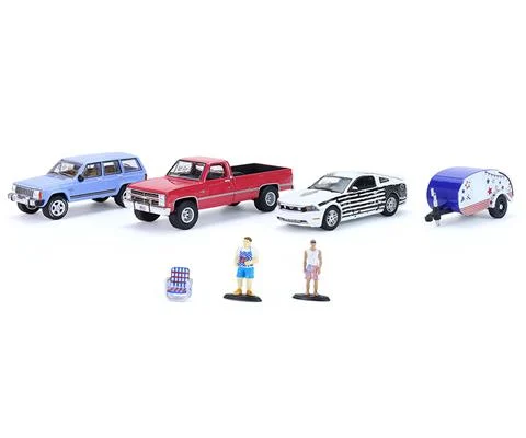 4th of July Summer Cookout - Multi-Car Diorama