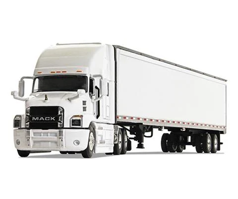 Mack Anthem with Sleeper and 53 Trailer in White - DCP