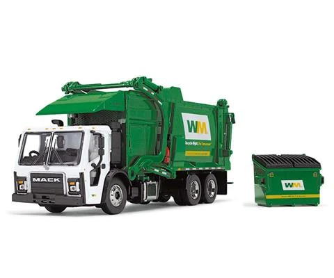 Waste Management - Mack LR Refuse Truck with McNeilus Meridian Front Loader Trash Bin