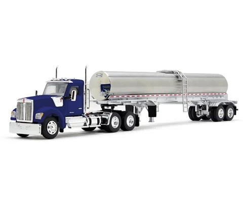 Kenworth W990 Day Cab in Viper Blue with Walker Food Grade Tanker Trailer - DCP