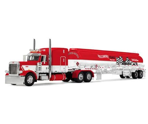 Busted Knuckle Garage - Peterbilt Model 389 with 63 Mid-Roof Sleeper Heil Fuel Tank Trailer