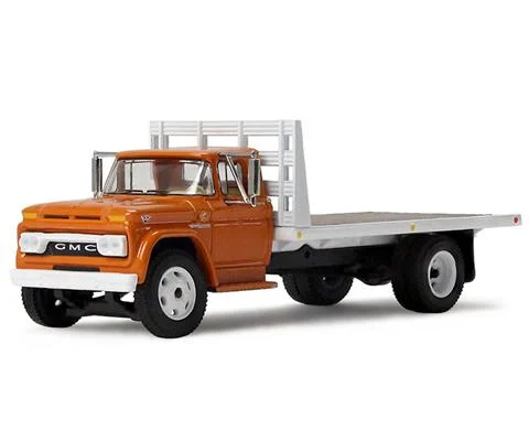 GMC 4000 Flatbed Truck in Omaha Orange - DCP