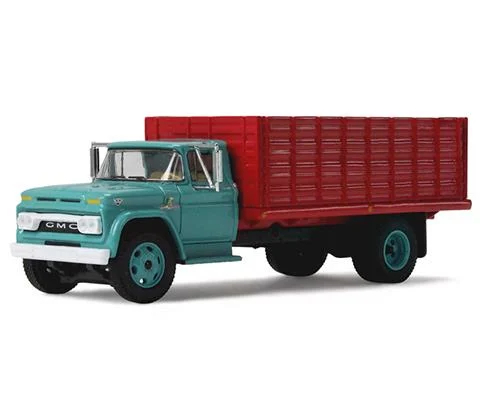 GMC 4000 Grain Truck in Turquoise and Red - DCP