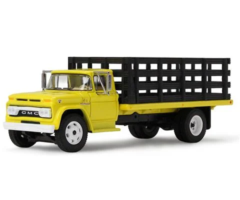 GMC 4000 Stake Truck in Bright Yellow - DCP