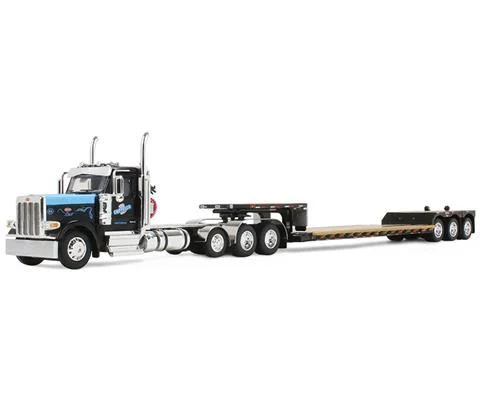 Cappello Heavy Transport - Peterbilt Model 589 Day Cab with Fontaine Renegade LXT40 Lowboy Trailer with Fliptail