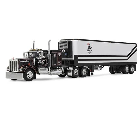 Dick Simon Trucking - Kenworth W900A with 60 Flat Top Sleeper and 40 Vintage Trailer with Reefer