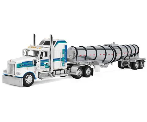 Kenworth W900L Tractor with 60 Aerodyne Sleeper Polar Deep Drop Tanker Trailer - DCP
