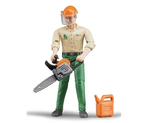Logging Man with Accessories - BRUDER