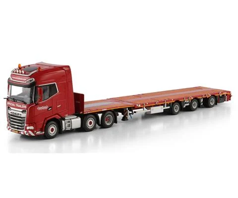 Nooteboom Red Line - DAF MY25 6x2 Tag Axle with 3-Axle Mega Flatbed Trailer
