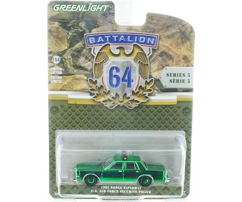 U S Air Force Security Police - 1985 Dodge Diplomat in Chrome Green