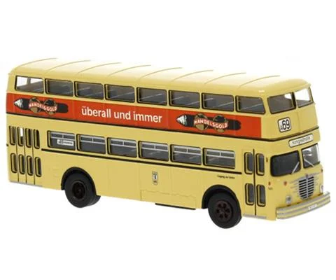 BVG - Gold Trader - 1960 Bussing D2U Double Decker Bus